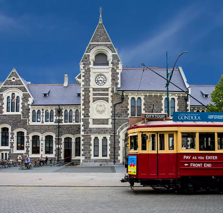 Christchurch Arts Centre Front Tram