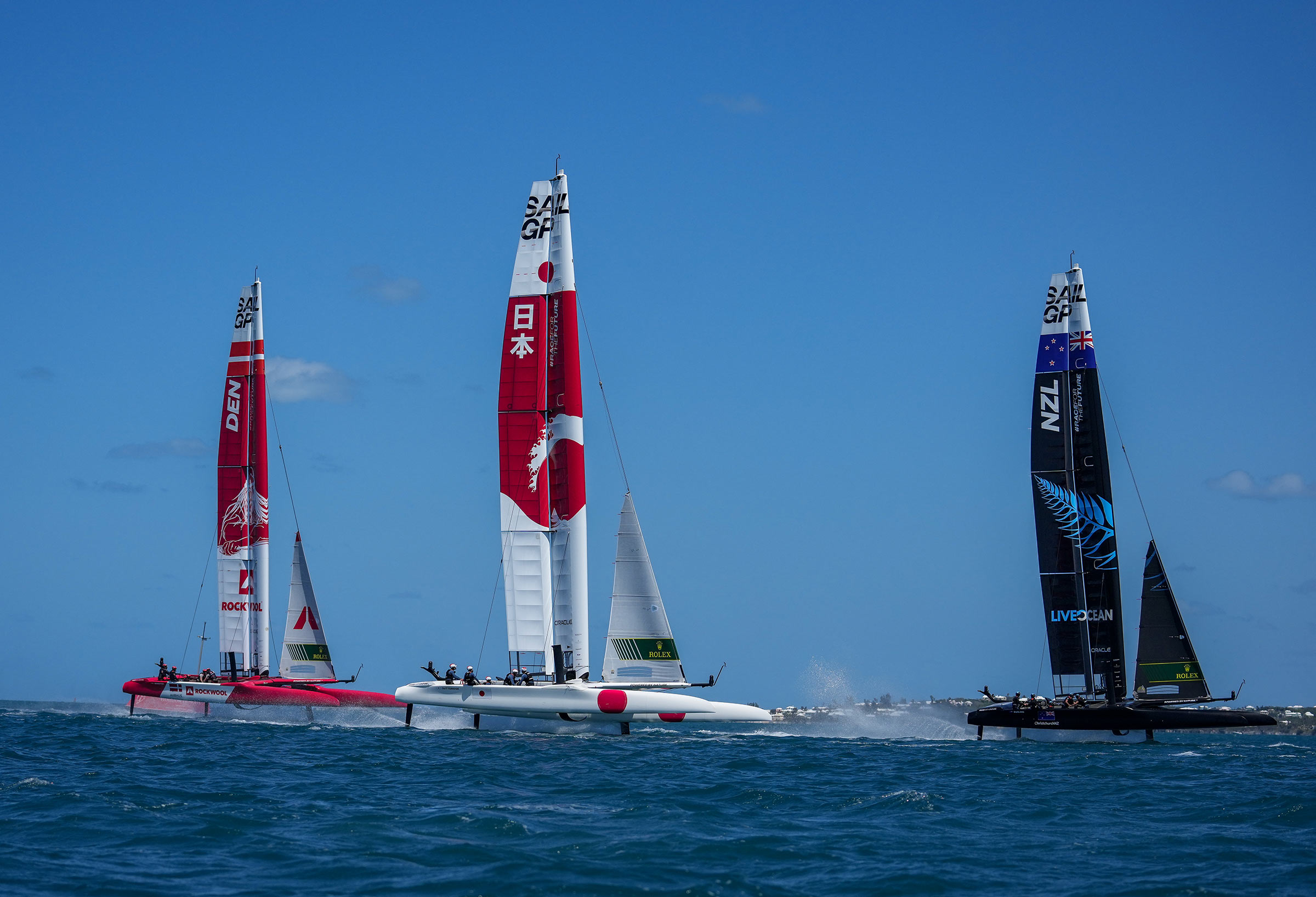 Sailgp Nzl Bermuda Leading